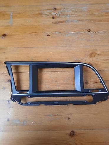 Avtomobil multimedia paneli üçün ön çərçivə - Rəng: qara, nazik xrom