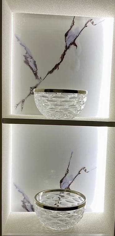 meyve qabı: İki ədəd Xrustal Meyvə Qabı. Sovetindir. Təzədir. Tək-tək satılmır — 4