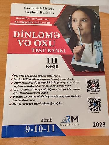 Testlər: İngilis dili Testlər 9-cu sinif, DİM, 1-ci hissə, 2023 il — 3