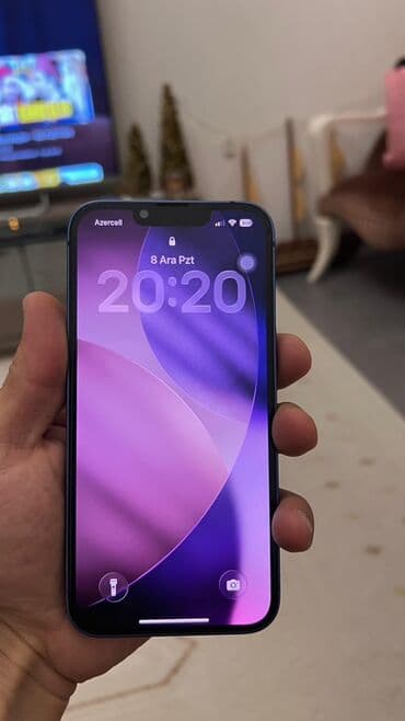 telefon planşet: IPhone 13, 128 GB, Mavi, Simsiz şarj, Face ID, Sənədlərlə — 4