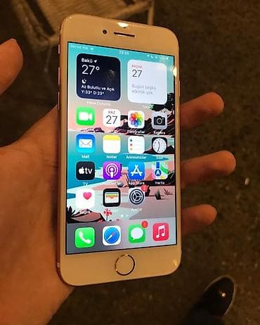 IPhone 7, 32 GB, Çəhrayı, Face ID, Barmaq izi