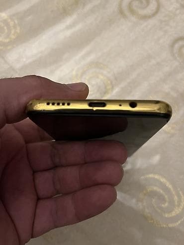 korpuslar: Poco M4 5G, 128 GB, rəng - Sarı, Barmaq izi — 3