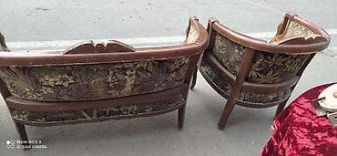 antik divan: Antikvar divan kreslo sadece parcasi deyismelidi dest 400 azn — 6