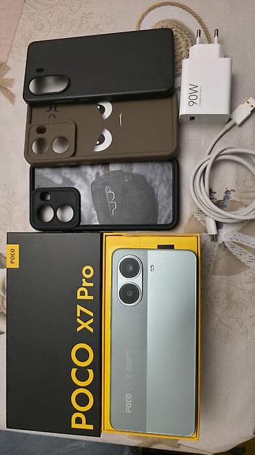 hard disk pc: Poco X7 Pro, 512 GB, rəng - Gümüşü — 2