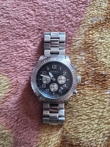 pobeda saat: Qol saatı, Fossil, rəng - Gümüşü — 1