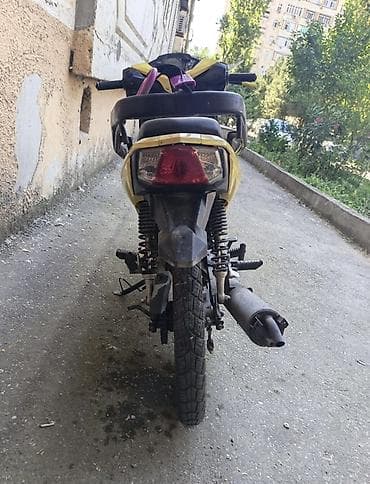 işlənmiş mapet: Moped/scooter – sarı-qara rəngli şəhər modeli Texniki xüsusiyyətlər — 5