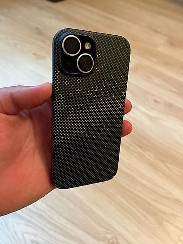 tv box 4k: IPhone 15, 128 GB, Jet Black, Simsiz şarj, Face ID — 1