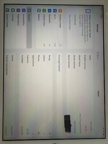 ipad 10 cu nesil: İşlənmiş Apple iPad 7 (2019), 10,2", < 64 GB, Ünvandan götürmə — 2