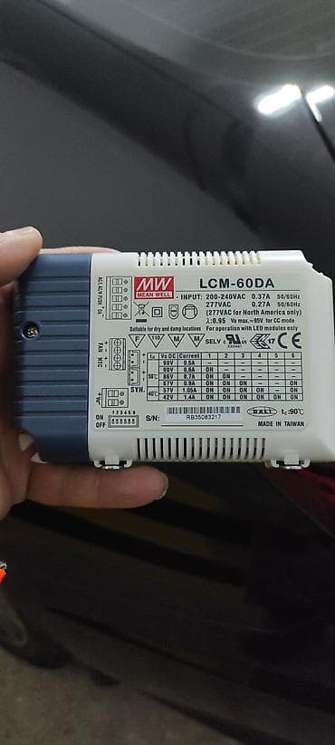 Monitorlar: MEAN WELL LCM-60DA LED sürücü Model: LCM-60DA Məhsul tipi — 2