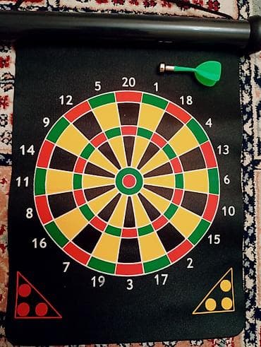 Rulo tipli maqnitli dart taxtası dəsti - İkiüzlü rulo taxta — 1