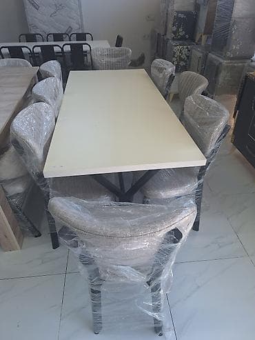 pc masaları: Mətbəx üçün, Yeni, Qatlanmayan, rəng - Bej Stul — 4