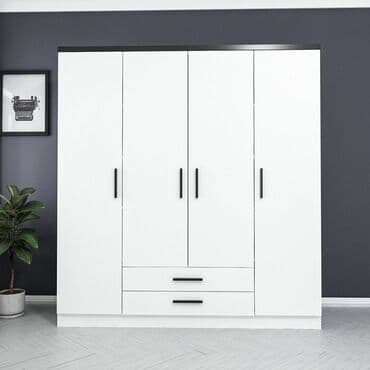 тумба на колесиках: Новый, Распашной, 3 двери Прямой шкаф, Гардеробный шкаф, Азербайджан — 3