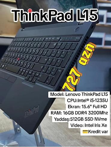Lenovo: Lenovo ThinkPad, 15.6 ", Intel Core i5, 512 GB — 1