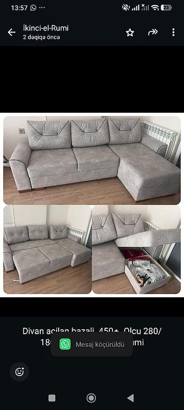 Künc divan, Açılan, Bazalı — 1