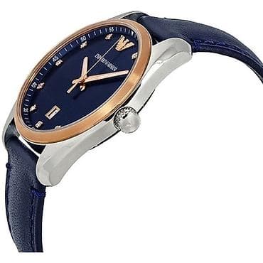 up saatlari: İşlənmiş, Qol saatı, Emporio Armani, rəng - Göy — 3