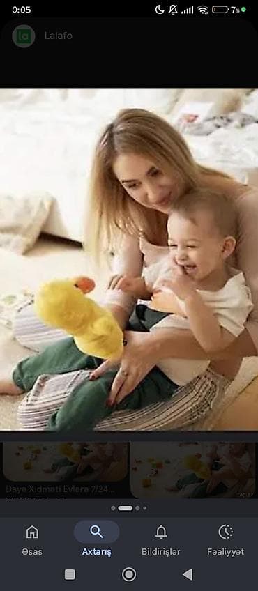 Uşaqlar üçün dayə xidməti Gundelik uşaga baxiram.uşaglari cox sevirem