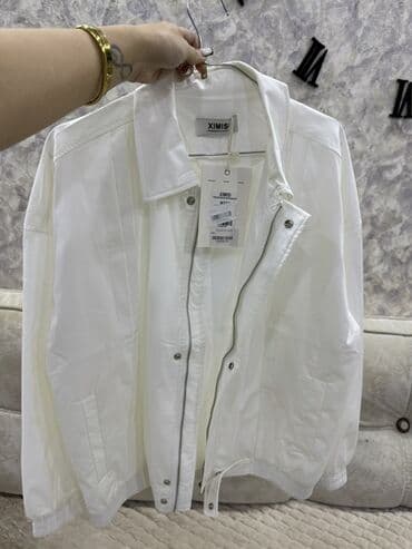 женская шифоновая блуза: Мужская куртка, Ветровка, Осенняя, L — 2