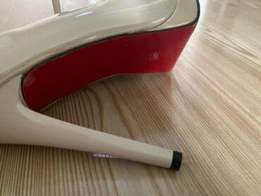 Toy paltarları və aksesuarları: Tuflilər, Ölçü: 40, rəng - Bej, Yeni — 5