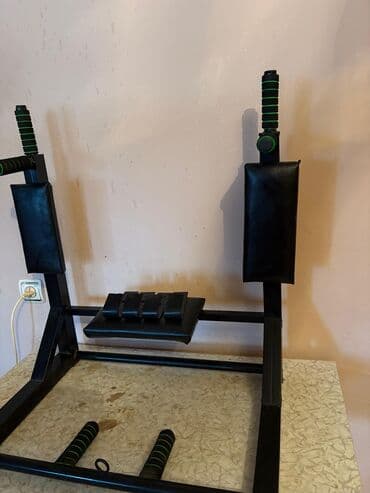 скамья для жима: Universal turnik–parallel qollar–qarn pressi üçün divar trenajoru — 5