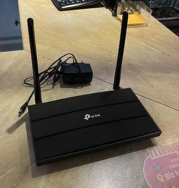 tplink c80: TP-Link simsiz router Xüsusiyyətlər: - İki ədəd xarici antena – ev — 2