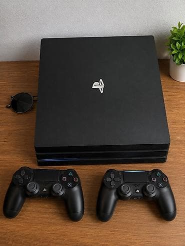 video maqnitofon: PlayStation 4 Pro oyun konsolu Mehsulun 1 TB yaddaşı var. Üzərində — 1