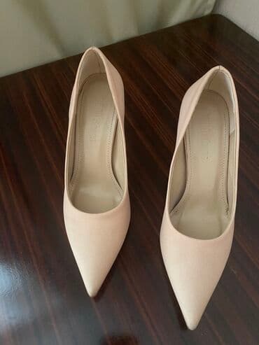 женские толстовки на молниями: Туфли, Размер: 37, цвет - Бежевый, Новый — 4