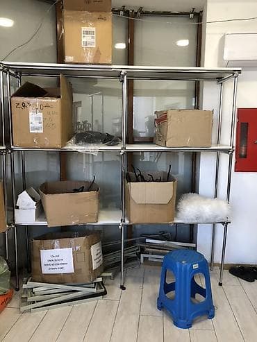 https:promo.bizon.az: Modul tipli vitrinal/anklad polka sistemi - Material: xrom örtüklü — 3