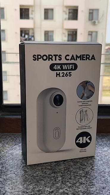 macbook çanta: Sports Camera 4K WiFi H.265 – kompakt idman/aksiya kamerası - 4K — 2