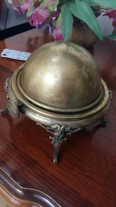 Bürünc fırlanan qapaqlı külqabı / masa aksesuarı - Material: tam