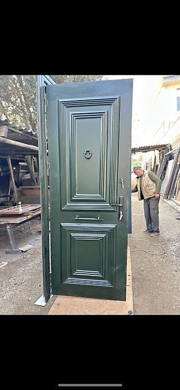 Darvaza Seyf qapıların yerində təmiri Rənglənməsi yenisin sifarişi — 8