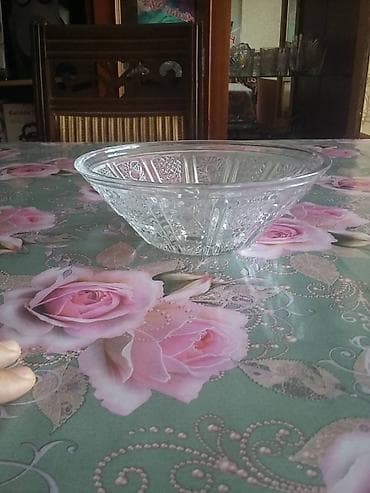 Russiyanin qedimi meyve qabi,xrustaldir,1980 ilde russiyanin Tambov