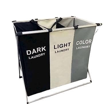 Холодильное оборудование: Çamaşır üçün səbət SS-234, yığılan, 3 bölmə ilə, 60x38x68 sm — 1