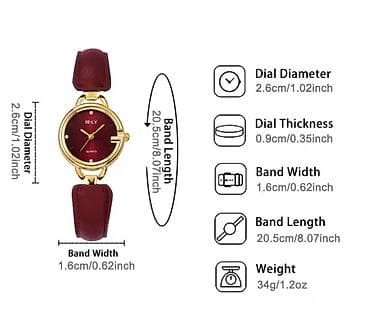 5 15: ⌚ Zərif Qadın Qol Saatı – 9.90 AZN Stilinizi tamamlayacaq zərif və — 4