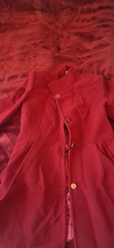 Palto, rəng - Qırmızı