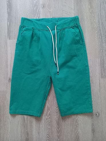 idman şort: Şort, Massimo Dutti, M, rəng - Yaşıl — 1