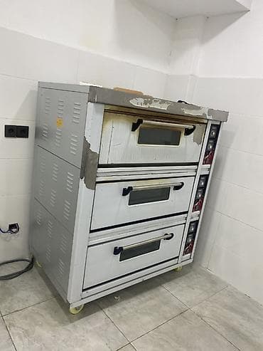 Оборудование для мойки: Sənaye tipli üçmərtəbəli elektrik sobası - Üç ayrıca kameradan ibarət — 1