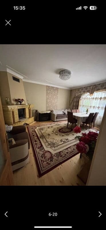 kiraye ev maştağa: 8 kv. m, 4 otaqlı, Kanalizasiya, Qaz, Su — 4