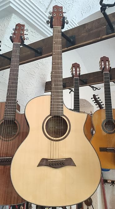 smiger: Elektro akustik gitara Model:Smiger FN 20 Üst: Şam ağacı Qol: Gül — 3