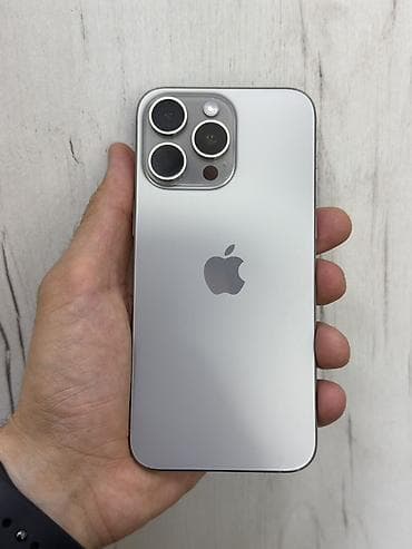 IPhone 15 Pro Max, 256 ГБ, Серебристый, Face ID