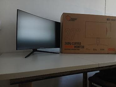 Monitorlar: 27” 240Hz əyri oyun monitoru - Ekran ölçüsü: 27 düym(Geniş ekran) - — 1