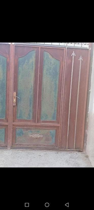 demir alıram: İşlənmiş Dəmir Həyət darvazası, 3 m, Mexaniki, Qapı ilə, rəng - Qəhvəyi, Kredit yoxdur, Ödənişli quraşdırma, Ünvandan götürmə — 4