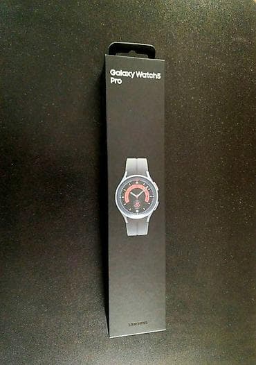notebook bluetooth: Ünvan Gəncə ş. Samsung Galaxy Watch 5Pro(qara rəng, dairəvi ekran) — 5