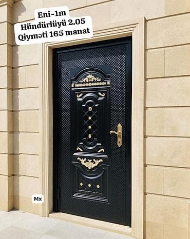 Yeni Seyf qapi Satilir Eni-1m Hündürlüyü 2.05 Qiyməti 165 manat Ünvan