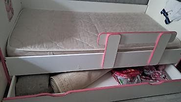 Oğlan və qız üçün, İşlənmiş, Çarpayı, Bazasız, Matras ilə, Siyirməli