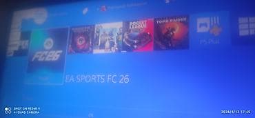 konsol: Bir dənə tam orginal putl verirəm üstündə 3 dənə oyun geta 5 FC2026 — 2