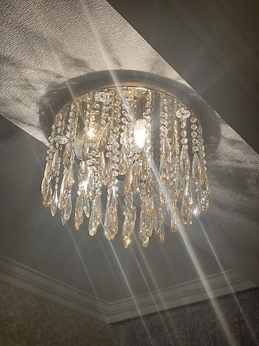 Çılçıraq, 5 lampa, Xrustal