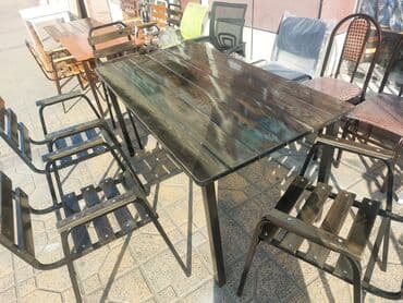 аренда столов и стульев бишкек: Masa ve oturacaqlar 350 AZN Heyet evleri üçü,kafeler üçün idealdır — 5