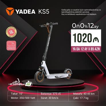 🛴 Gediş-gəliş və səyahət üçün optimallaşdırılmış və təkmilləşdirilmiş
