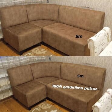 Masa və oturacaq dəstləri: Künc divan, Yeni, Şəhərdaxili pulsuz çatdırılma