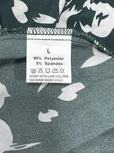 Jiletlər: Qadın donu – maxi uzunluqda, qara-yaşıl fon üzərində ağ floral — 6